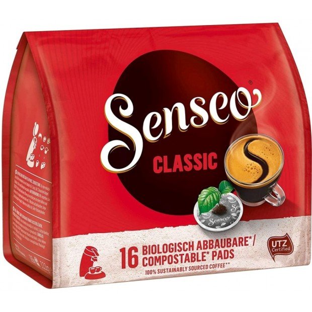 Кофе в чалдах Senseo Classic, 16 шт. Philips Senseo 62 мм
