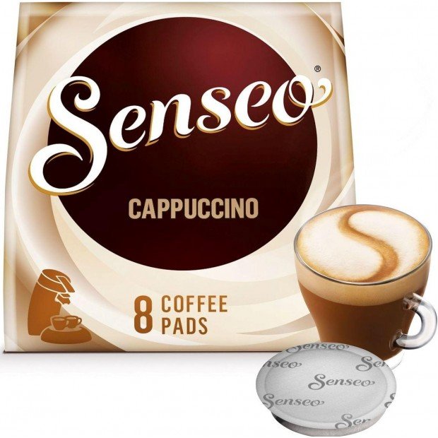Кофе в чалдах Senseo Cappuccino, 8 шт. Philips Senseo 62 мм Кофе в чалдах Senseo Cappuccino, 8 шт. Philips Senseo 62 мм