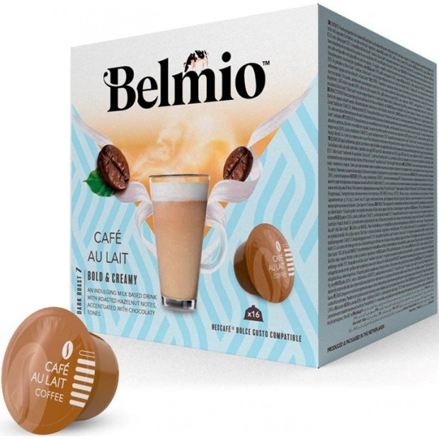 Капсулы Belmio Cafe Au Lait, 16 капсул Dolce Gusto Капсулы Belmio Cafe Au Lait, 16 капсул Dolce Gusto