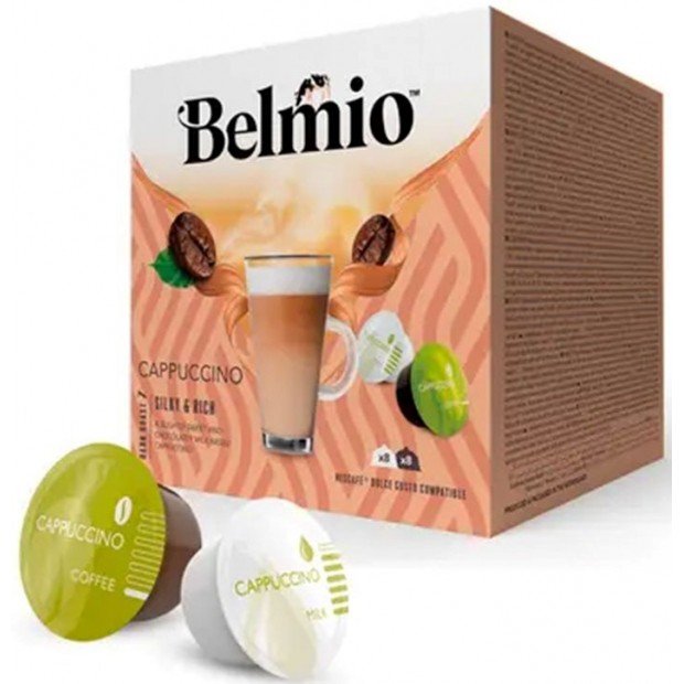 Капсулы Belmio Cappuccino, 8+8 капсул Dolce Gusto Капсулы Belmio Cappuccino, 8+8 капсул Dolce Gusto