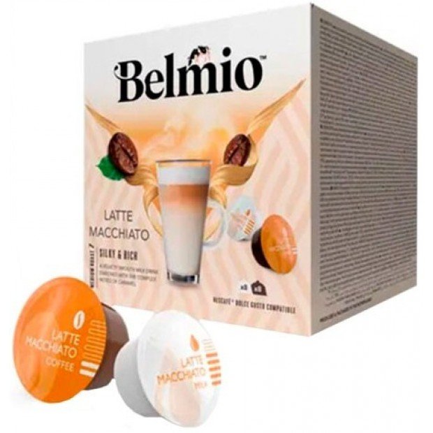 Капсулы Belmio Latte Macchiato, 8+8 капсул Dolce Gusto Капсулы Belmio Latte Macchiato, 8+8 капсул Dolce Gusto
