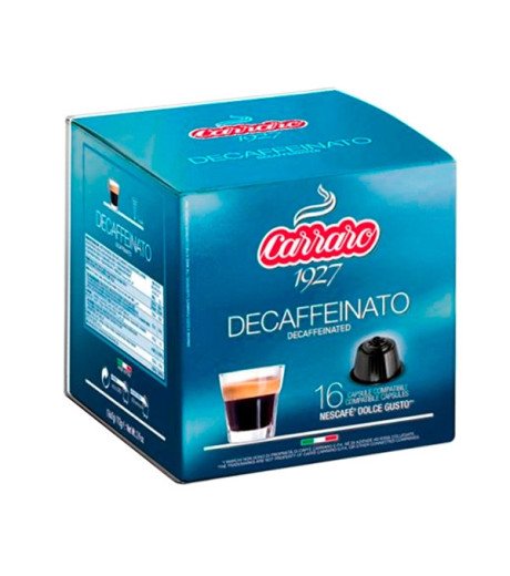Кофе в капсуле Carraro Decaffeinato, 1шт. Dolce Gusto