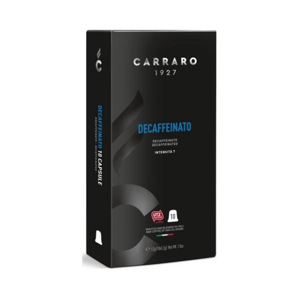 Кава в капсулах Carraro Decaffeinato, 10 капсул Nespresso Кава в капсулах Carraro Decaffeinato, 10 капсул Nespresso