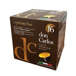 Кофе в капсулах Don Carlos Espresso Bar, 16 капсул Dolce Gusto Кофе в капсулах Don Carlos Espresso Bar, 16 капсул Dolce Gusto