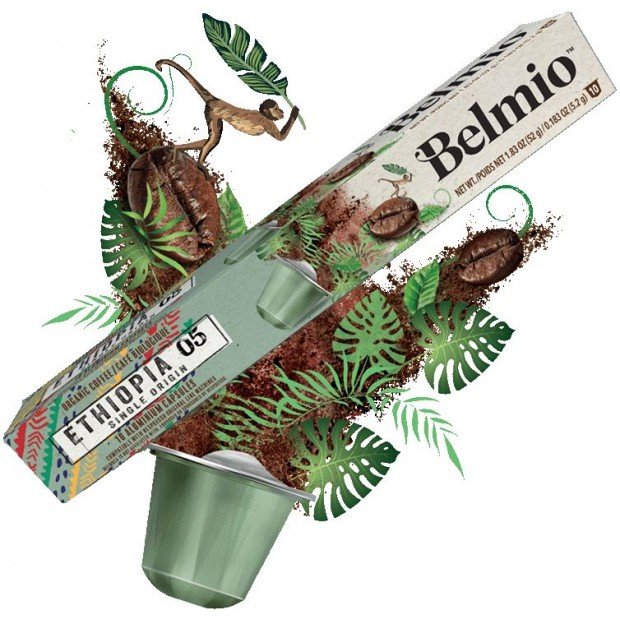 Кава в капсулах Belmio Ethiopia, 10 капсул Nespresso Кава в капсулах Belmio Ethiopia, 10 капсул Nespresso