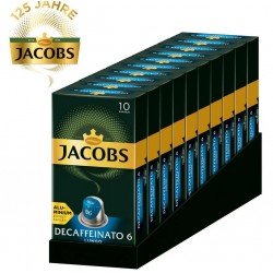 Кава Jacobs Decaffeinato Lungo, 100 капсул Nespresso Кава Jacobs Decaffeinato Lungo, 100 капсул Nespresso