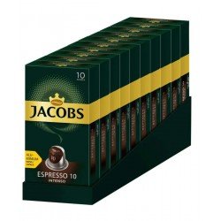 Кава Jacobs Espresso 10 Intenso, 100 капсул Nespresso Кава Jacobs Espresso 10 Intenso, 100 капсул Nespresso