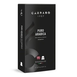 Кофе в капсулах Carraro Puro Arabica, 10 капсул Nespresso