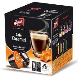 Кофе в капсулах Rene Caramel, 16 капсул Dolce Gusto Кофе в капсулах Rene Caramel, 16 капсул Dolce Gusto