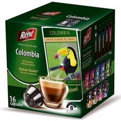 Кофе в капсулах Rene Columbia, 16 капсул Dolce Gusto Кофе в капсулах Rene Columbia, 16 капсул Dolce Gusto