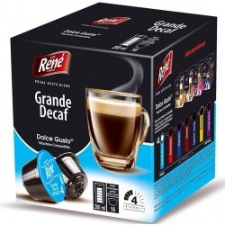 Кофе в капсулах Rene Decaf, 16 капсул Dolce Gusto Кофе в капсулах Rene Decaf, 16 капсул Dolce Gusto