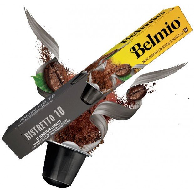 Кава в капсулах Belmio Espresso Ristretto, 10 капсул Nespresso Кава в капсулах Belmio Espresso Ristretto, 10 капсул Nespresso