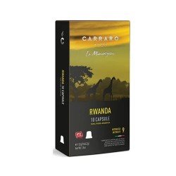 Кофе в капсулах Carraro Rwanda, 10 капсул Nespresso