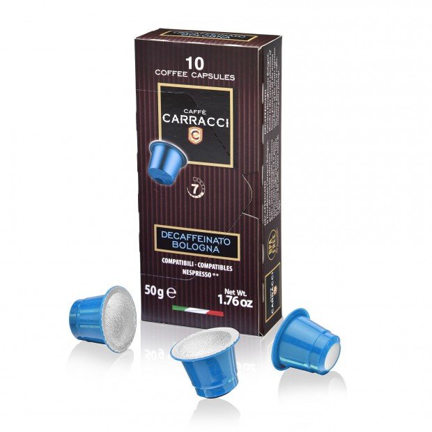 Кофе в капсуле Carracci Decaffeinated Bologna, 1 шт. Nespresso Кофе в капсуле Carracci Decaffeinated Bologna, 1 шт. Nespresso