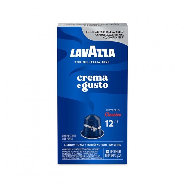 Кава Lavazza Crema e Gusto Classico, 10 капсул Nespresso