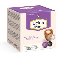 Капсулы Dolce Aroma Caffe Latte, 16 капсул Dolce Gusto Капсулы Dolce Aroma Caffe Latte, 16 капсул Dolce Gusto