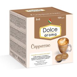 Капсулы Dolce Aroma Cappuccino, 16 капсул Dolce Gusto Капсулы Dolce Aroma Cappuccino, 16 капсул Dolce Gusto