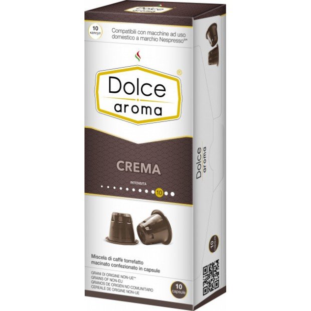 Кава в капсулах Dolce Aroma Crema, 10 капсул Nespresso Кава в капсулах Dolce Aroma Crema, 10 капсул Nespresso