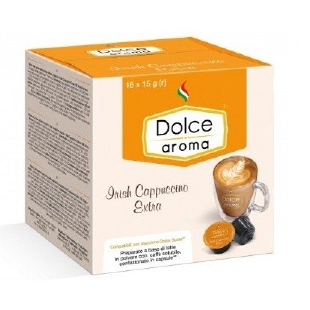 Капсулы Dolce Aroma Irish Cappuccino, 16 капсул Dolce Gusto Капсулы Dolce Aroma Irish Cappuccino, 16 капсул Dolce Gusto
