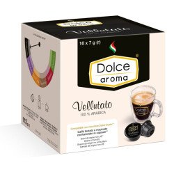Капсулы Dolce Aroma Vellutato, 16 капсул Dolce Gusto Капсулы Dolce Aroma Vellutato, 16 капсул Dolce Gusto