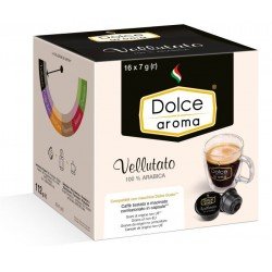 Капсулы Dolce Aroma Vellutato, 16 капсул Dolce Gusto Капсулы Dolce Aroma Vellutato, 16 капсул Dolce Gusto