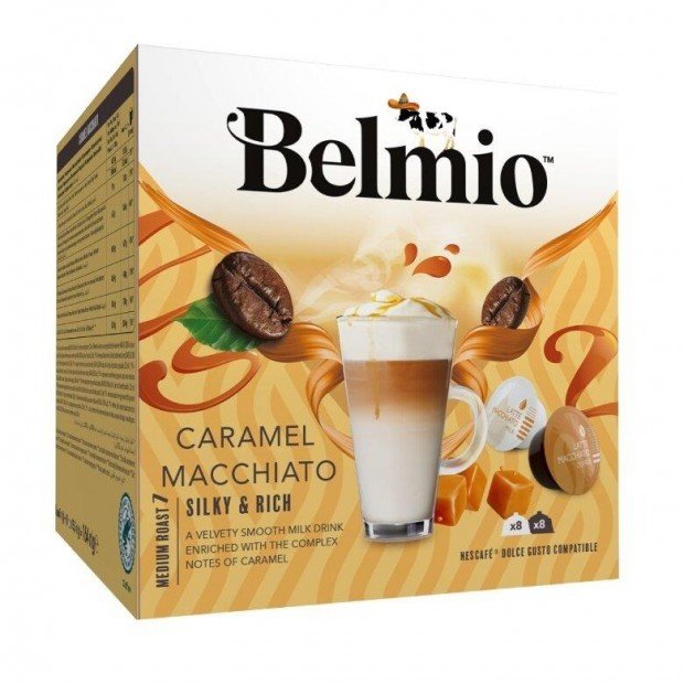 Капсули Belmio Caramel Macchiato, 8+8 капсул Dolce Gusto
