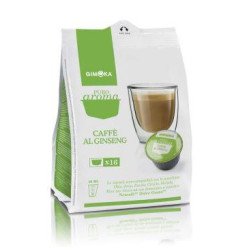 Капсулы Dolce Gusto Gimoka Caffe Al Ginseng, 16 капсул Капсулы Dolce Gusto Gimoka Caffe Al Ginseng, 16 капсул