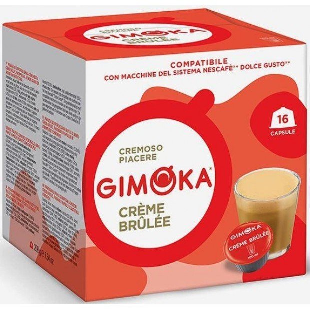 Капсулы Dolce Gusto Gimoka Сreme Brulee, 16 капсул Капсулы Dolce Gusto Gimoka Сreme Brulee, 16 капсул
