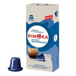 Кофе в капсулах Gimoka Soave Decaffeinato Nespresso, 10 капсул Кофе в капсулах Gimoka Soave Decaffeinato Nespresso, 10 капсул