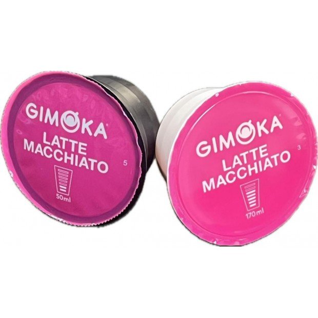 Капсули Gimoka Latte Macchiato, 1+1 капсула Dolce Gusto Капсули Gimoka Latte Macchiato, 1+1 капсула Dolce Gusto