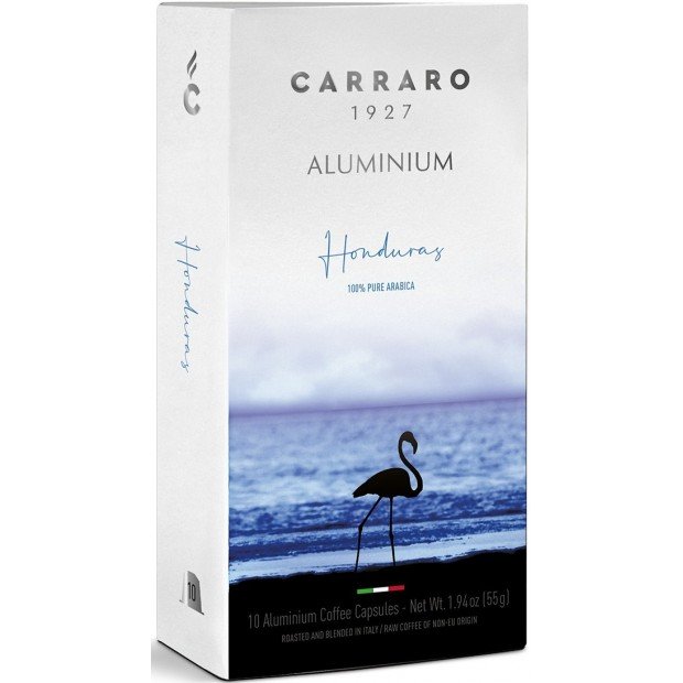 Кава в капсулах Carraro Honduras, 10 капсул Nespresso Alu Кава в капсулах Carraro Honduras, 10 капсул Nespresso Alu