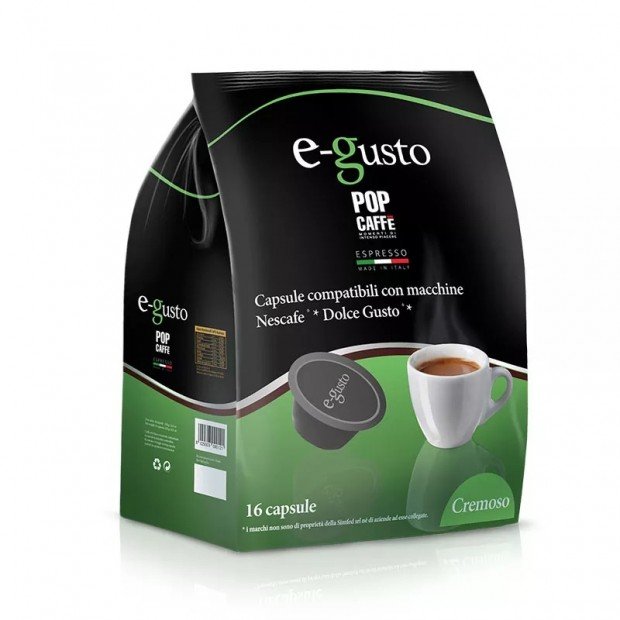 Кофе в капсулах Pop Caffe Cremoso, 16 капсул Dolce Gusto Кофе в капсулах Pop Caffe Cremoso, 16 капсул Dolce Gusto