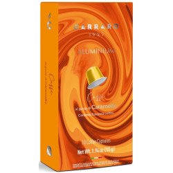Кофе в капсулах Carraro Caramello, 10 капсул Nespresso Alu