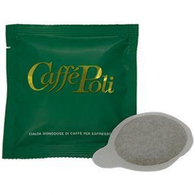 Кофе в чалдах Caffe Poli Verde, 100 шт. — ESE 44 мм Кофе в чалдах Caffe Poli Verde, 100 шт., чалда ESE 44 мм