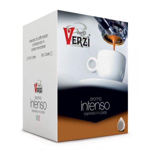 Кава в чалдах Caffe Verzi Aroma Intenso, 1 шт., 44 мм. Кава в чалдах Caffe Verzi Aroma Intenso, 1 шт., 44 мм.
