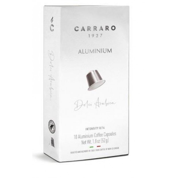Кофе в капсулах Carraro Dolci Arabica, 10 капсул алюминиевых Nespresso