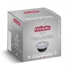 Кофе в капсулах Carraro Puro Arabica, 16 капсул Lavazza A Modo Mio Кофе в капсулах Carraro Puro Arabica, 16 капсул Lavazza A Modo Mio