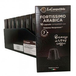 Кава у капсулі Fortissimo Arabica Lacompatibile, 1 шт. Nespresso Кава у капсулі Fortissimo Arabica Lacompatibile, 1 шт. Nespresso
