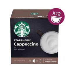 Кофе в капсулах Starbucks Cappuccino, 6+6 капсул Dolce Gusto Кофе в капсулах Starbucks Cappuccino, 6+6 капсул Dolce Gusto