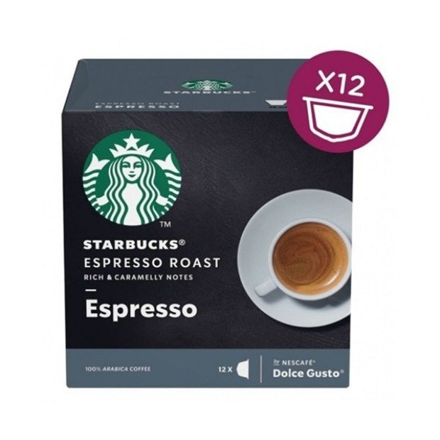 Кофе в капсулах Starbucks Espresso Roast, 12 капсул Dolce Gusto Кофе в капсулах Starbucks Espresso Roast, 12 капсул Dolce Gusto
