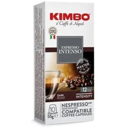 Кава у капсулі Kimbo Intenso, 10 капсул Nespresso Кава у капсулі Kimbo Intenso, 10 капсул Nespresso
