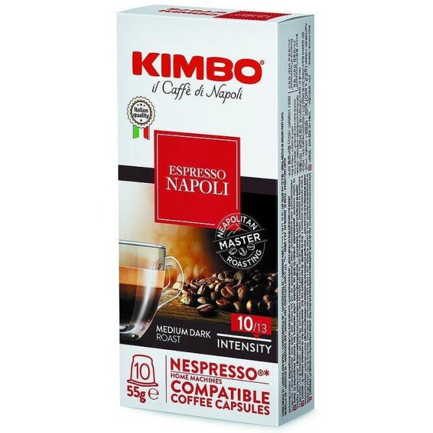 Кофе в капсуле Kimbo Napoli, 10 капсул Nespresso Кофе в капсуле Kimbo Napoli, 10 капсул Nespresso