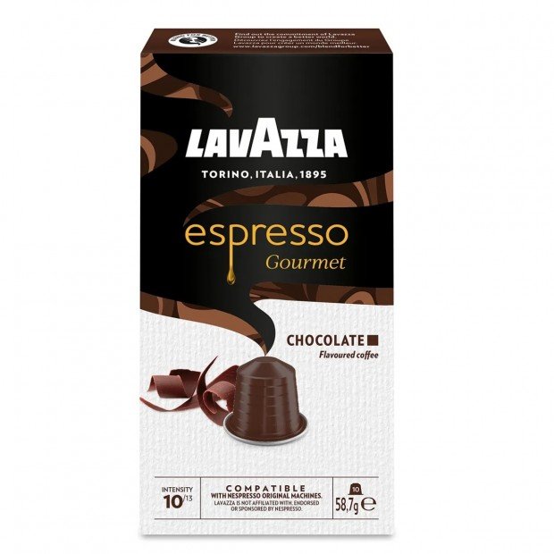 Кава Lavazza Espresso Gourmet Chocolate, 10 капсул Nespresso Кава Lavazza Espresso Gourmet Chocolate, 10 капсул Nespresso