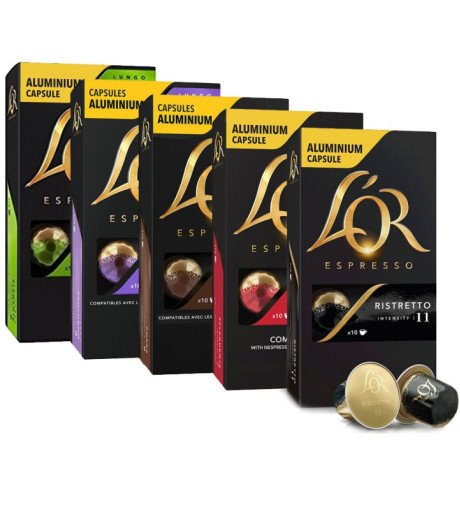 Набір кави в капсулах LOR (Льор) collection - 50 капсул