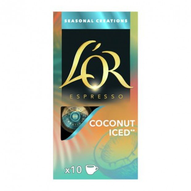 Кава в капсулах LOR Espresso Coconut Iced, 10 капсул Nespresso Кава в капсулах LOR Espresso Coconut Iced, 10 капсул Nespresso