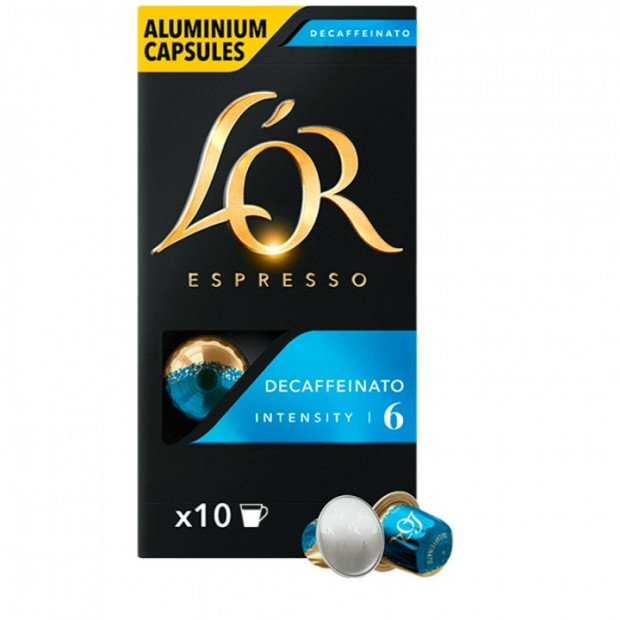 Кава в капсулах L&OR Espresso Decaffeinato - 10 капсул Кава в капсулах L&OR Espresso Decaffeinato - 10 капсул