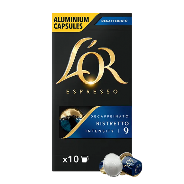 Кофе в капсулах L'OR Ristretto Decaffeinato - 10 капсул Кофе в капсулах L'OR Ristretto Decaffeinato - 10 капсул