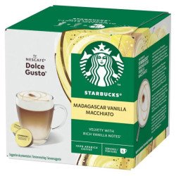 Кофе в капсулах Starbucks Madagascar Vanilla Macchiato, 6+6 капсул Dolce Gu...