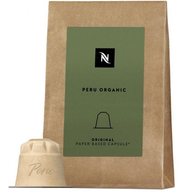 Кофе в капсулах Nespresso Peru Organic - 10 капсул, бумага Кофе в капсулах Nespresso Peru Organic - 10 капсул, бумага