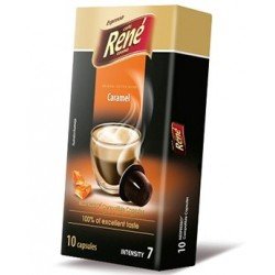 Кава в капсулах Rene Caramel, 10 капсул Nespresso Кава в капсулах Rene Caramel, 10 капсул Nespresso